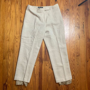 Parisian Signature Tan Wool Lined Pants Size 12P